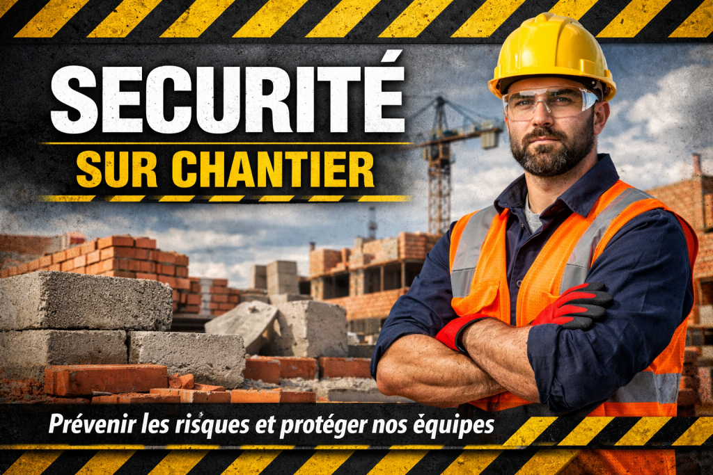 Sécurité sur chantier de maçonnerie : prévention des risques, EPI et protections collectives